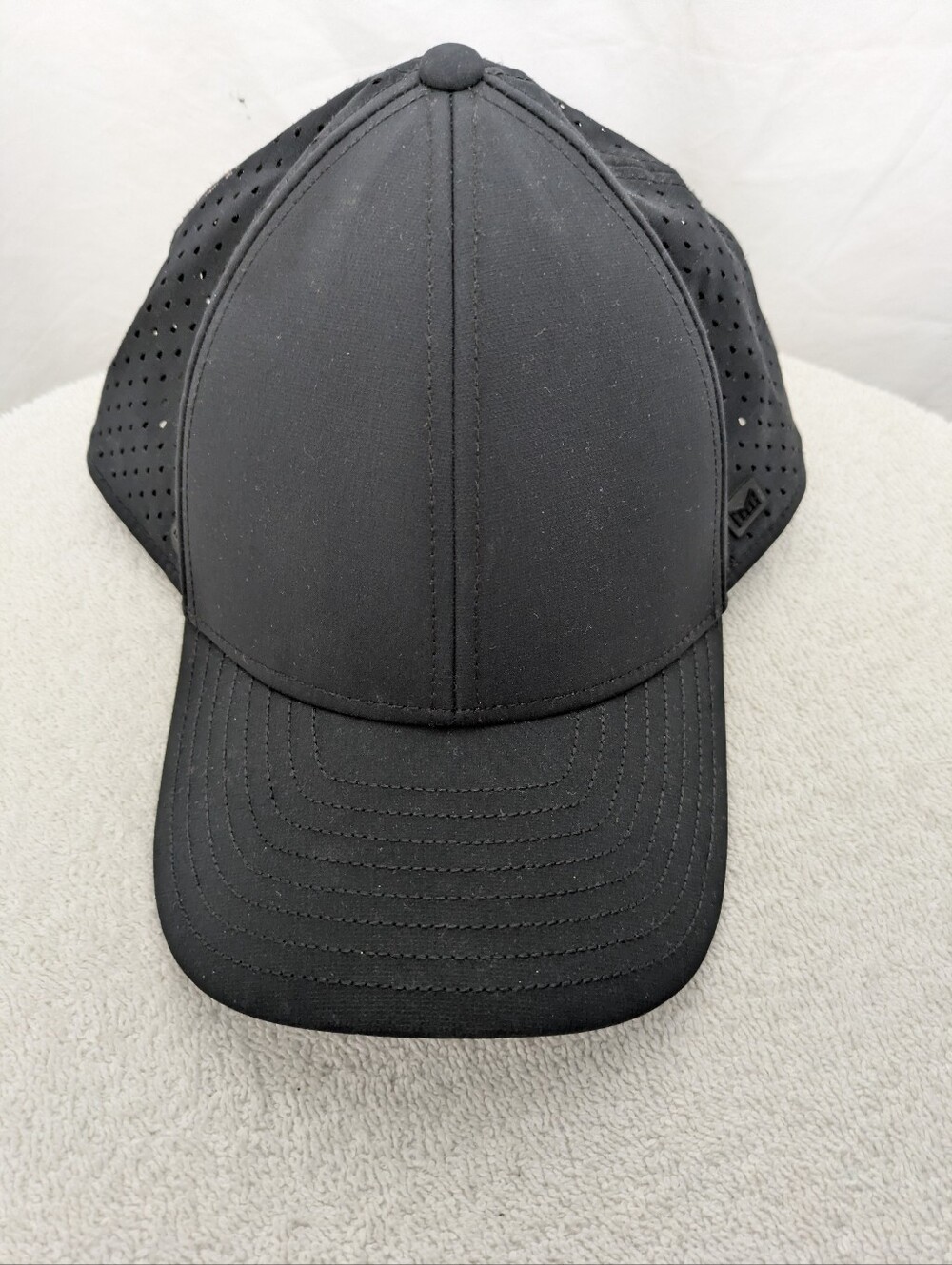 Melin A-Game Hydro Black Performance Snapback Hat